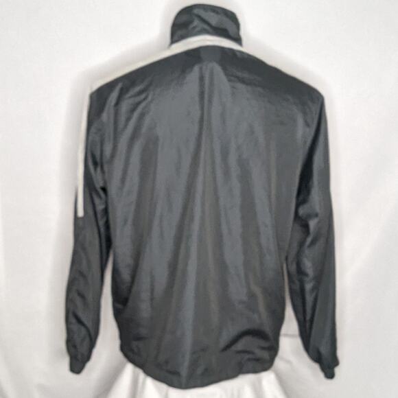 Athletic Works Men's Windbreaker Jacket Large Gray Full Zip - Picture 3 of 4